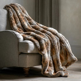 Husky Faux Fur Throw - Premium